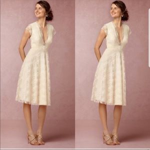 BHLDN Aaliyah Sau Dress in Ivory